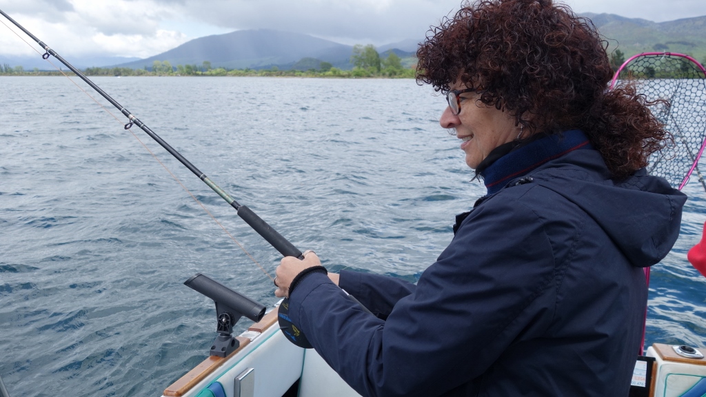 Die Fischerin vom Lake Taupo